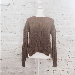 Vince 100% Cashmere Cabled Sweater